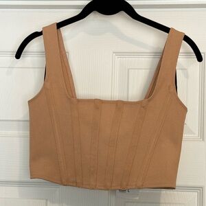 Forever 21 Tan Crop Top